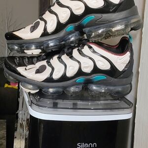 Nike VaporMax Plus Black and White Sneakers